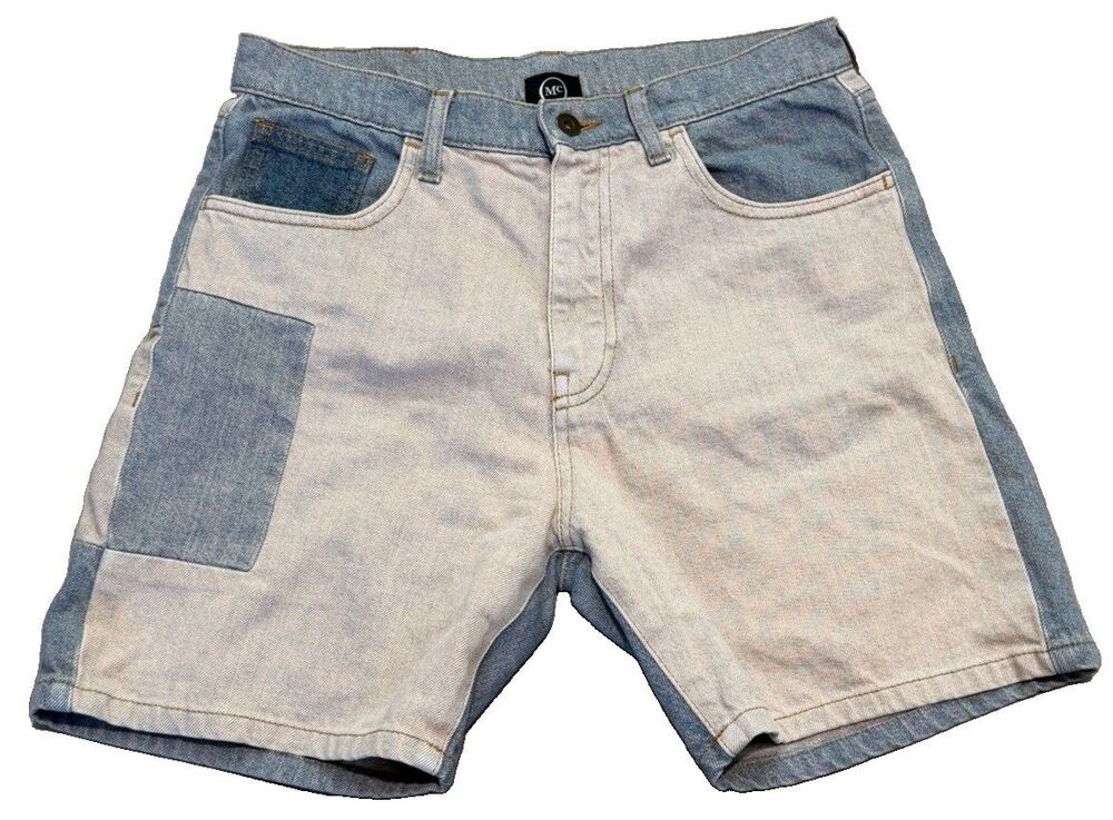 VTG Alexander McQueen Patchwork Denim Shorts Women’s Size 26